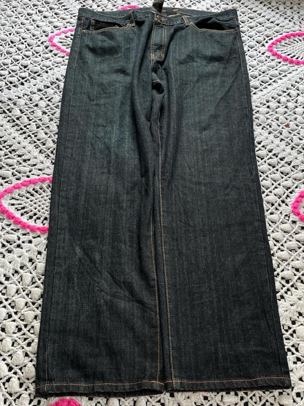 Ed Hardy Black Bootcut Jeans with Contrast Stitching